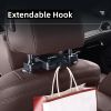 OneVint Multi-functional Headrest Pillow with Hanger for Car Seat, Leather