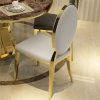 Modern Design Stainless Steel Frame Fancy Gold Royal Wedding Chair