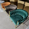 New Design Living Room Furniture Upholstered Modern Chairs Hotel Luxury Velvet Dining Chair