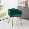 New Design Living Room Furniture Upholstered Modern Chairs Hotel Luxury Velvet Dining Chair