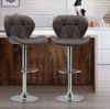 Wholesale Factory Metal Chrome Swivel Chair Base Dining Chair Pu Pu Leather Chair Nordic Design