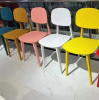 Wholesale Custom Modern Hotel Restaurant Dining Chairs Optional Colorful Plastic Dining Chairs