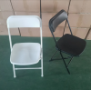 2025 Modern Kids Children Wedding Chairs Stackable Foldable White Folding Outdoor Furniture Plastic Steel Chairs for Events