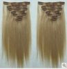 Brazilian, Chinese, Malaysian, Indian, Peruvian Remy Virgin Human Hair Clips in Weft/Weaving