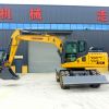 Earth-moving machinery medium-sized digger 13ton SZL135 hydraulic wheel excavator with best price