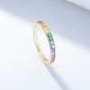 Sterling Silver Rainbow Ring