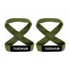  Figure 8 Lifting Straps For Deadlift, Powerlifting, Strongman, & Cross Training 