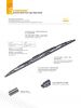 Metal Frame Windscreen Rubber Wiper Blades Universal Soft Frameless Assembly Chrome Auto Car Windshield Wipers