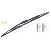 Metal Frame Windscreen Rubber Wiper Blades Universal Soft Frameless Assembly Chrome Auto Car Windshield Wipers