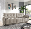 Tufted 3 seater fabric...