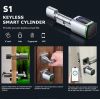 SZMYQ Tuya WiFi Smart Door Lock Keyless Smart Cylinder Door Lock (Fingerprint type)