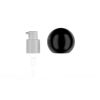 Empty 15ml Foundation Bottle with Ball Shaped Cap and Pump - Model YB015150