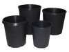 Injection Molded Pot, Black Gallon Pot