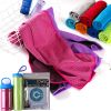 Instant Microfiber Cooling Towel Chilly Towel for Neck and Face Ice Towel for Sports Running Workout Gym