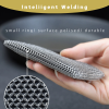 Chainmail scrubber with silicone