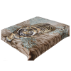 Wholesale Polyester Super Soft Cozy Raschel Mink Blanket for dubai Luxury Gift Raschel Blanket for Winter