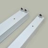 Widening and raising LED bracket 55x55 for installing emergency power supply British bracket 0.5mm thick T8 iron bracket