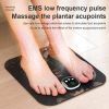 EMS foot massager electrical muscle stimulation bioelectric acupoints stimulator massage foot mat for neuropathy, varicose veins, plantar fasciitis, swollen feet, electrical muscle stimulation