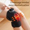 Electric Heatpulse knee massager machine with heat and vibration, knee brace massage for pain relief and arthritis, OEM ODM Custom.