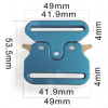 Buckle Metal Adjustable Buckle aluminum alloy buckle half metal buckle for Backpack