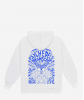 Emroidery White Unisex Hoodie