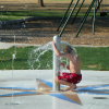 splash pad water park water play equipment outdoor playground