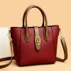 Colorful PU leather women handbags shoulder bags lady sac factory source small MOQ