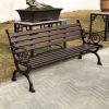 High Quality Metal Outdoor Public Custom Antique Wrought Cast Iron Garden Park Bench