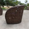 China Factory Customize Manufacture PE Rattan Patio Park Villa Hotel Project Garden Sofa Set Outdoor Furniture