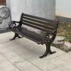 High Quality Metal Outdoor Public Custom Antique Wrought Cast Iron Garden Park Bench