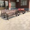 High Quality Metal Outdoor Public Custom Antique Wrought Cast Iron Garden Park Bench