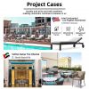 High Back Outdoor Chair Aluminium Rope Leisure Garden Furniture Bistro Living Room Hotel Park Courtyard Basement-Rattan/Wicker