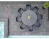 4 seater outdoor table and chair concrete top look outdoor table from china in dark grey