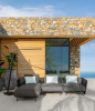 Garden Furniture Lounge Set With Quick Dry Cushion Chair Heavy Duty Outdoor Living Room Furniture Sets Metal Bedroom Furniture