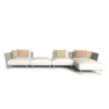 Garden Furniture Lounge Set With Quick Dry Cushion Chair Heavy Duty Outdoor Living Room Furniture Sets Metal Bedroom Furniture
