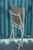 Metal Tempered Glass Square Outdoor Bistro Patio Garden Table Portable Glass Folding Tables