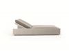 Outdoor Twins Chaise Lounge Chair Aluminium Garden Poolside Double Chaise Sun Lounger