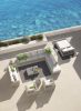 Outdoor Twins Chaise Lounge Chair Aluminium Garden Poolside Double Chaise Sun Lounger