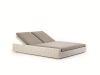 Outdoor Twins Chaise Lounge Chair Aluminium Garden Poolside Double Chaise Sun Lounger