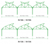 Modern Multi-span Plastic Film Greenhouse with climate control systems for year-round and efficient crop growing