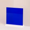 BLUE Cast acrylic sheet manufacture thailand 2.5mm Display advertising acrylic sign board