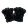 Women Faux Fur Fingerless Gloves - Soft Winter Gloves, Furry Gloves for Women Winter Warm Costume Accessories