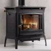 Affordable Home Black Indoor Freestanding Heating-Wood Pellet Heater Fireplace Stoves  Bedroom Furniture Set