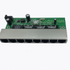 VLAN 8 port 10/100Mbps Rpoe Ethernet switch PCB 24V-48V reverse PoE switch board for ISP