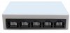 Compact 10/100/1000Mbps Desktop Unmanaged Fast Ethernet switch gigabit 5 port network switch