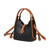 Women's Leather Hobo Handbag | Crossbody with Chain Strap