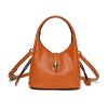 Women's Leather Hobo Handbag | Crossbody with Chain Strap