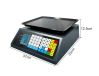 Support Plu Editing 30kg High Protection Rating Electronic Weighing Scale for Wet Market Fruits Vegetable Market