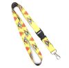 Dye Sublimation Lanyards , With Heavy Egg Hook , For Cell Phone / Covered Button