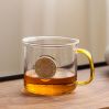 18 oz. Custom Engraved Medallion Glass Mug